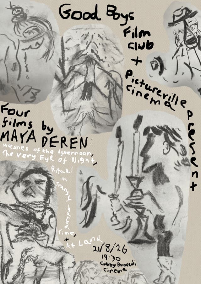 Poster for The Films of Maya Deren at Cubby Broccoli Cinema at Pictureville, Bradford