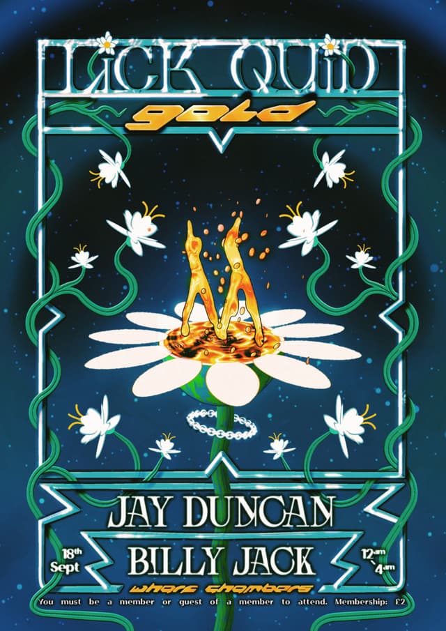Poster for Lick Quid Gold w/ Jay Duncan and Billy Jack