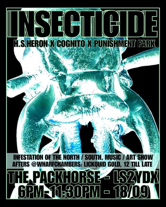 Poster for INSECTICIDE // H.S.HERON X COGNITO X PUNISHMENT PARK
