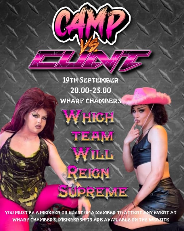 Poster for Camp vs Cunt