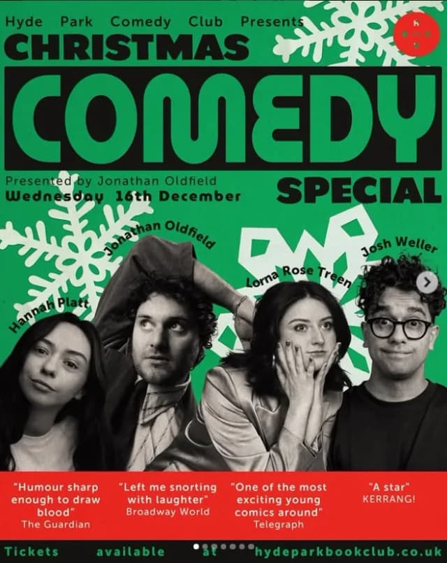 Poster for HYDE PARK COMEDY CLUB CHRISTMAS SPECIAL
