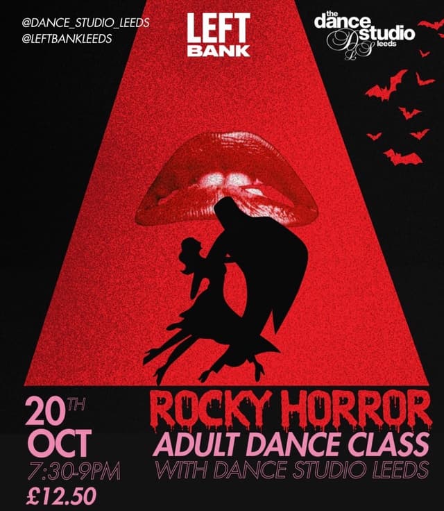 Poster for Rocky Horror - Adult Dance Class at Left Bank Leeds, Leeds